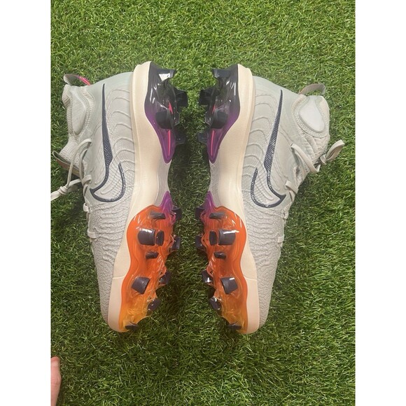 Nike Alpha Huarache NXT MCS Mid Baseball Cleats HF1132-001 Men's Size 12.5 S2 - Picture 4 of 7